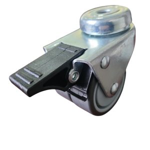 Колесо апаратне поворотне із отвором та гальмом 3106-S-050-W